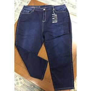 Avenue Butter Denim Skinny Jeans Dark Wash Petite 26P New With Tags